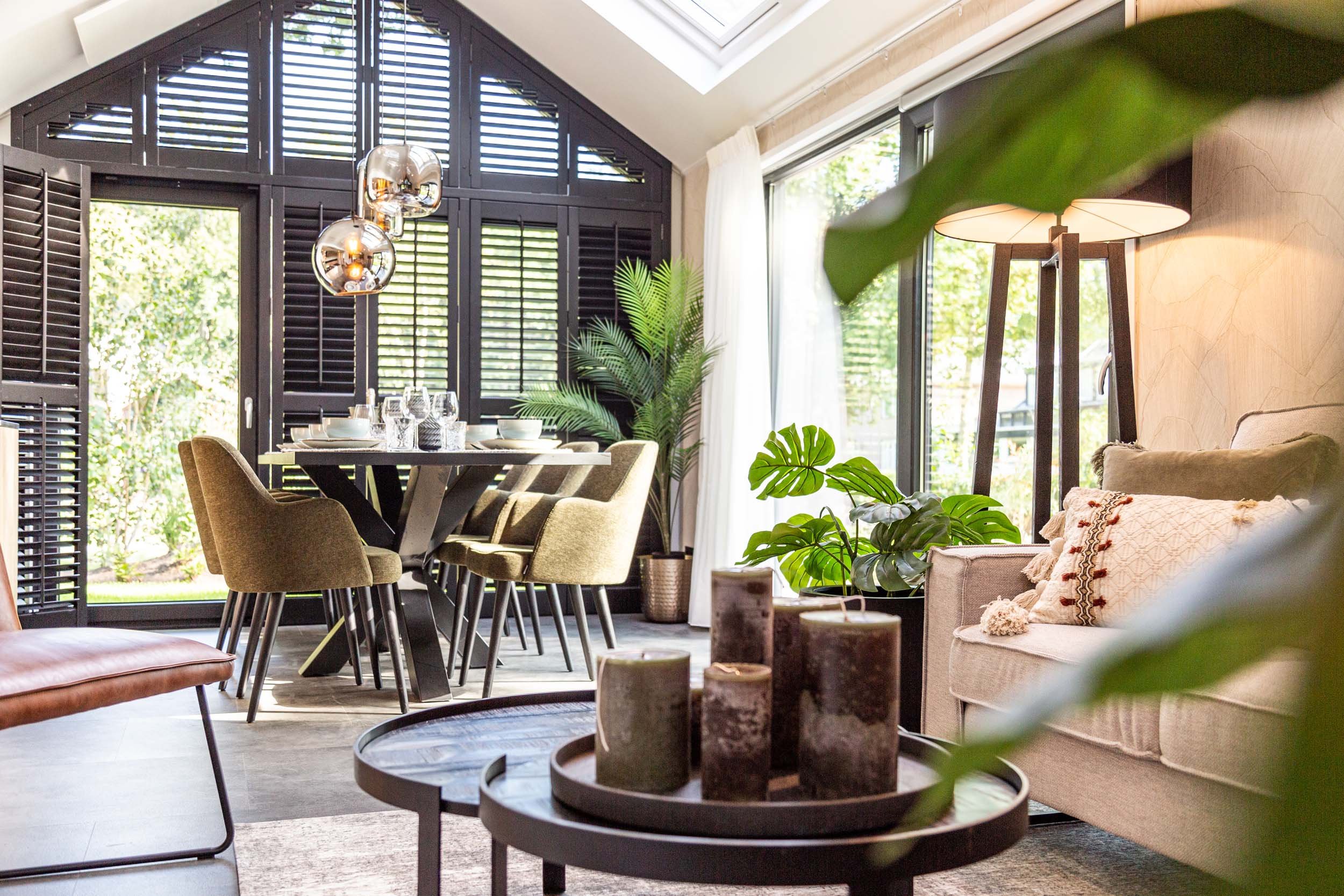 Residence Lage Vuursche - Lodge Royal Eco 4 persons wellness hot tub - Interior - Dining room - 4