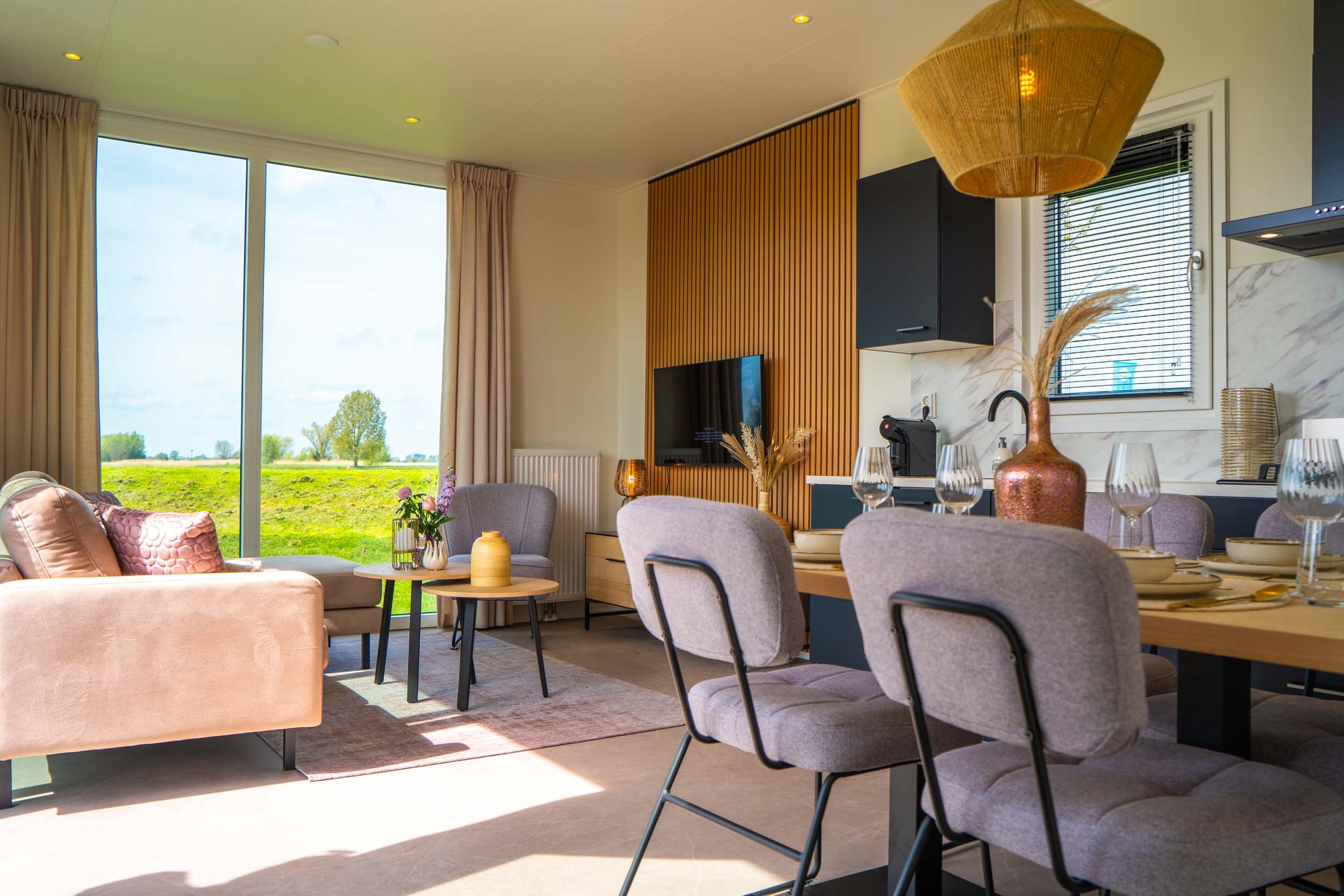 Resort Lexmond - Azura 4 persons - Interior - Living room - 3