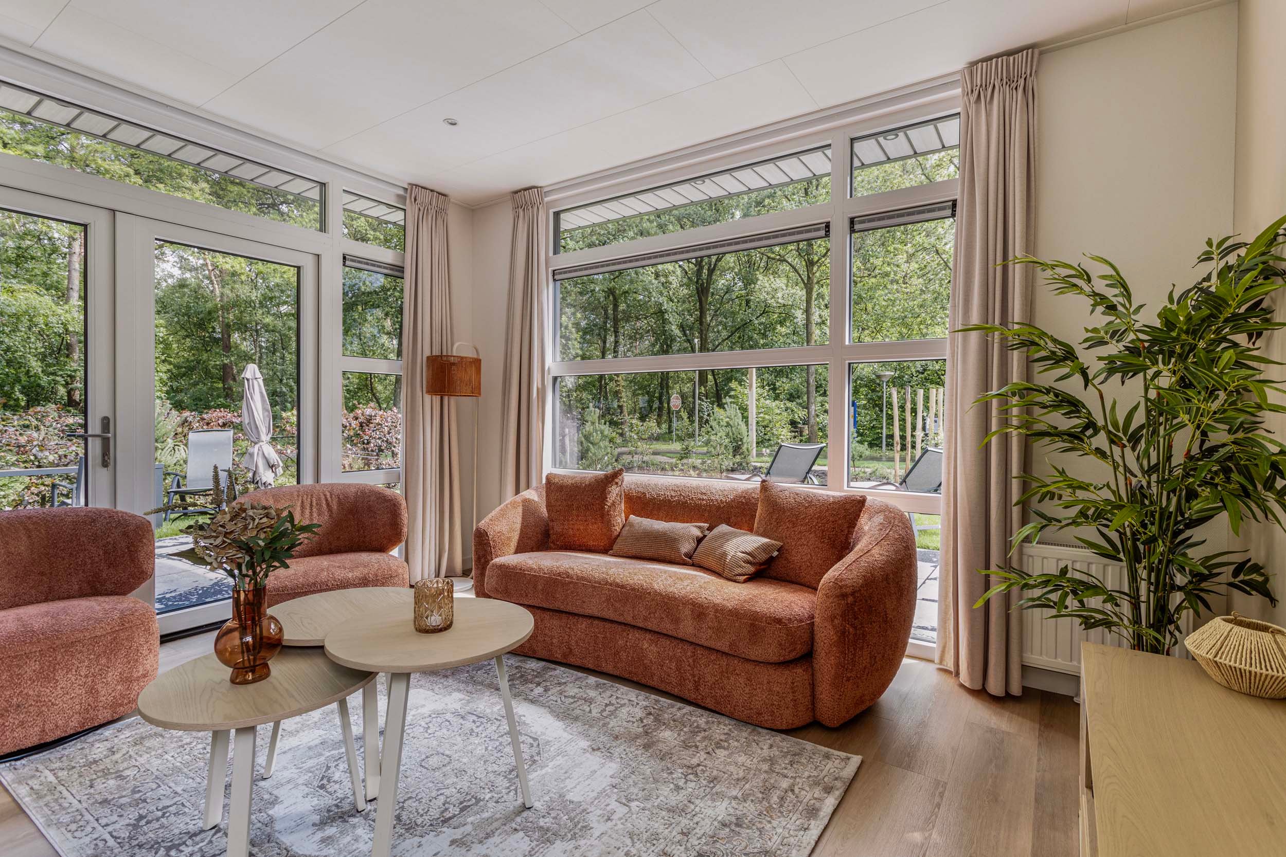 Resort de Brabantse Kempen - Bosvlucht 4 persons - 228 - Interior - Living room - 2